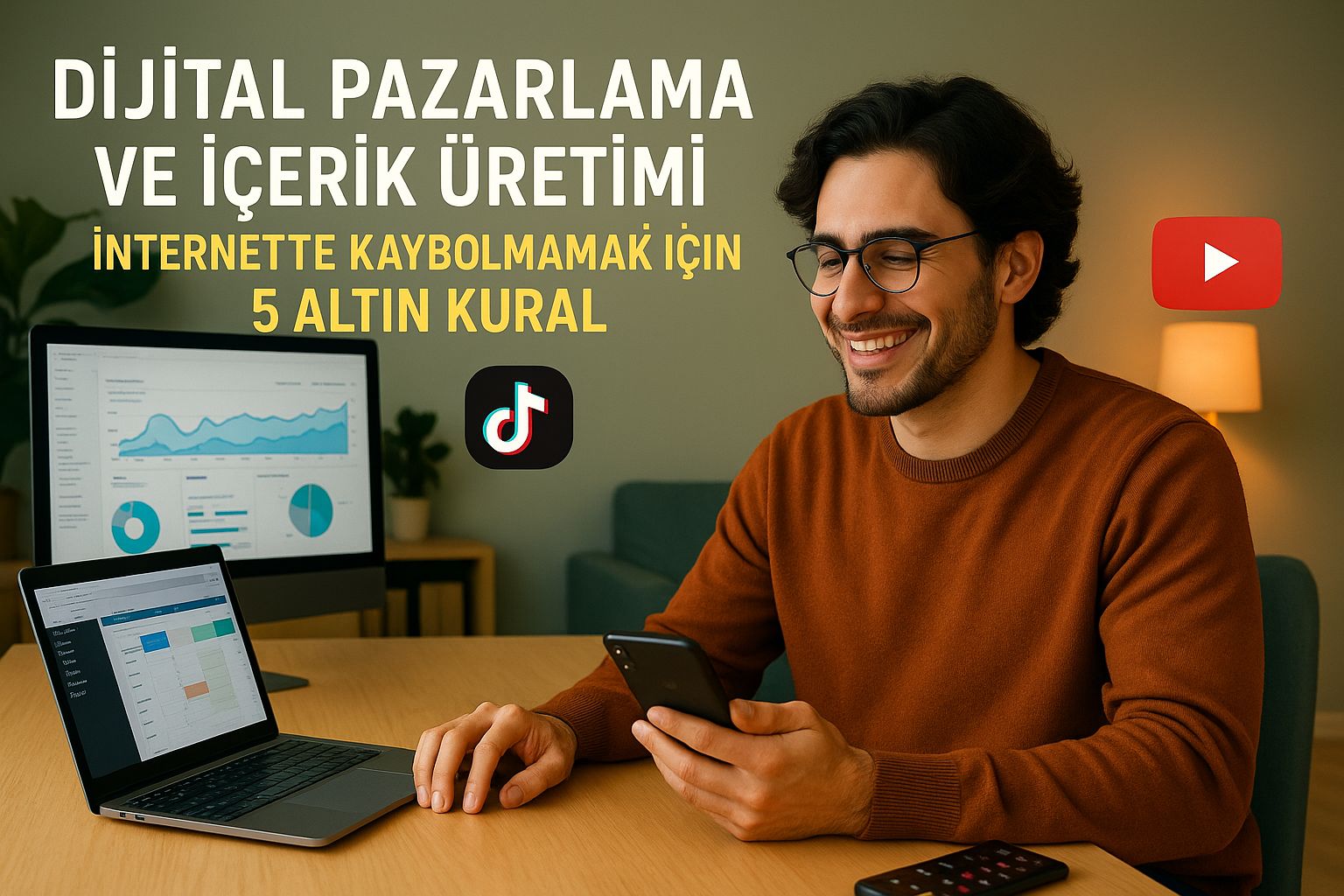 Dijital Pazarlama ve İçerik Üretimi: İnternette Kaybolmamak İçin 5 Altın Kural